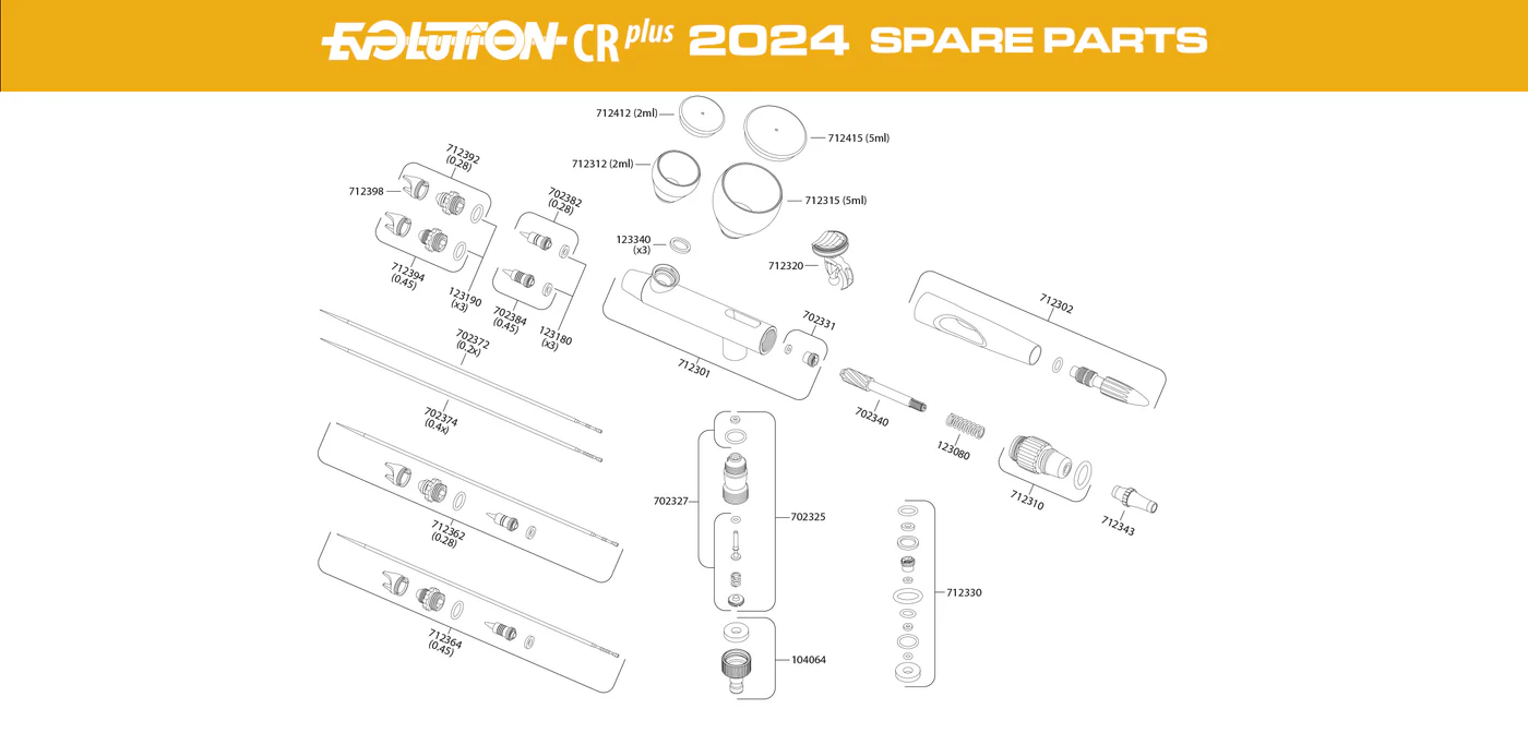 Harder & Steenbeck Evolution CRplus 2024 náhradné diely a tuning